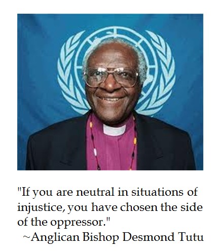 Desmond Tutu injustice 