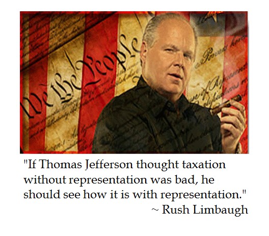 Rush Limbaugh on Taxation 