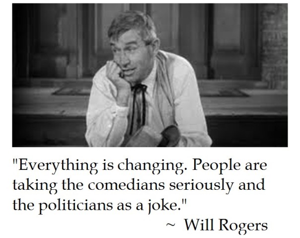 Will Rogers on Change