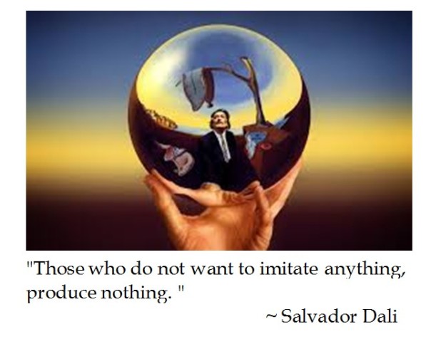 Salvador Dali on originality