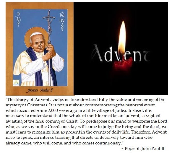 Pope St. John Paul II on Advent