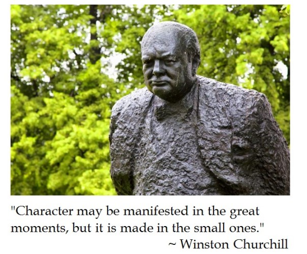 Winston Churchill on Character