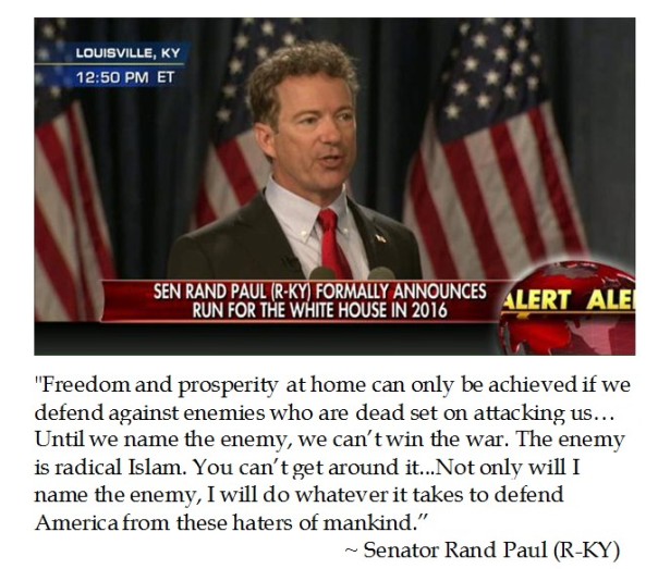 Rand Paul on Naming the Enemy