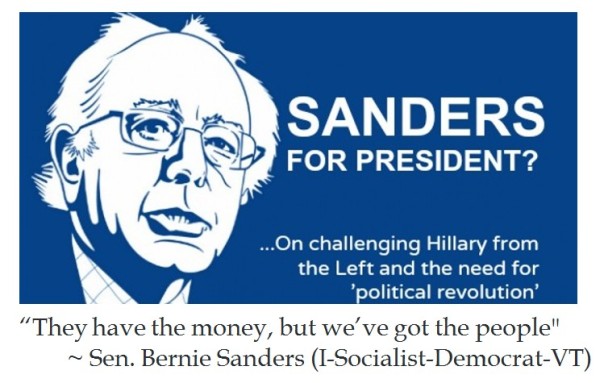 Sen. Bernie Sanders on a Presidential Run 