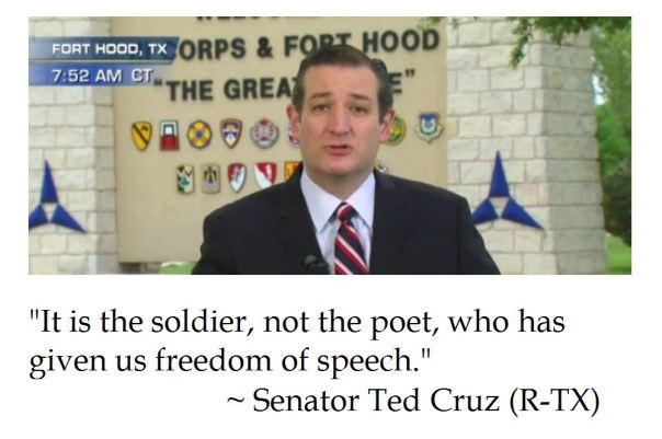 Ted Cruz on Freedom of Speech