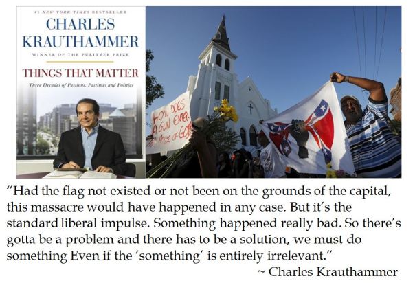 Charles Krauthammer on the Liberal Do Something Impulse