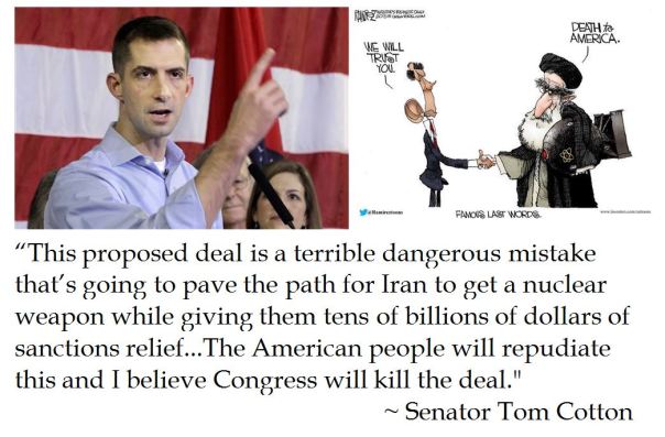 Senator Tom Cotton on the Iran Nuke Deal 