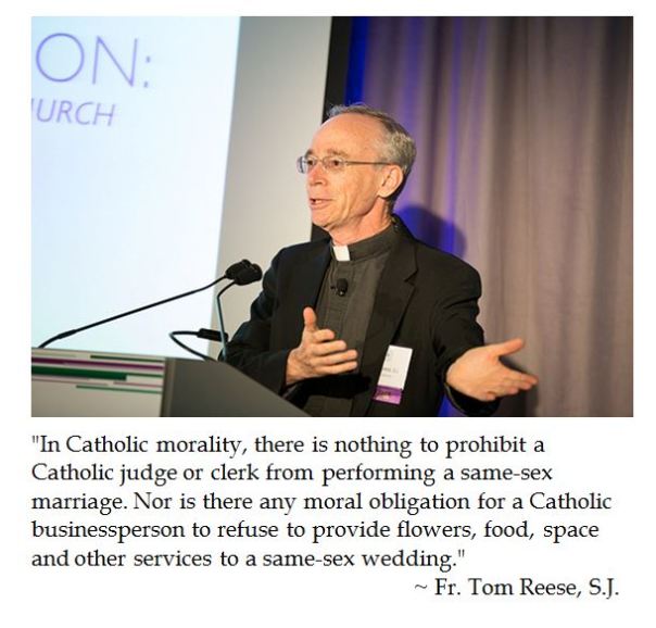 Fr. Tom Reese on Same Sex Marriage 