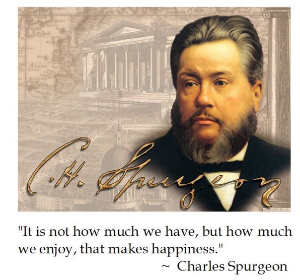 Charles Spurgeon on Happiness