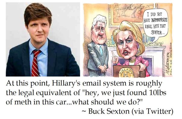 Buck Sexton on Hillary Clinton's Top Secret E-Mail Troubles 
