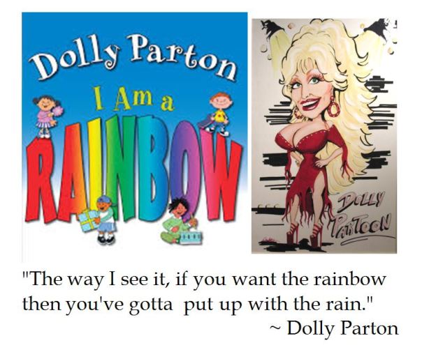 Dolly Parton on Rainbows