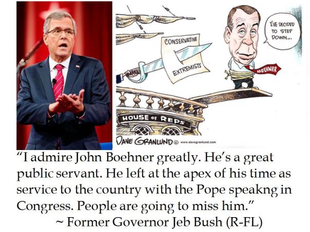 Jeb Bush on John Boehner 