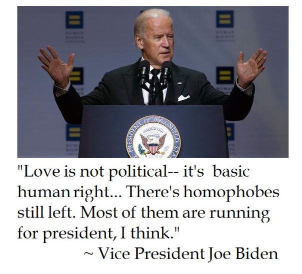 Joe Biden on Homophobia
