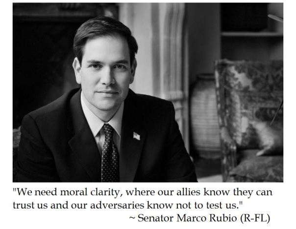 Senator Marco Rubio on Moral Clarity