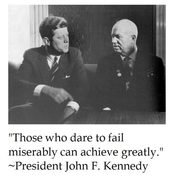 President John F. Kennedy on Daring 