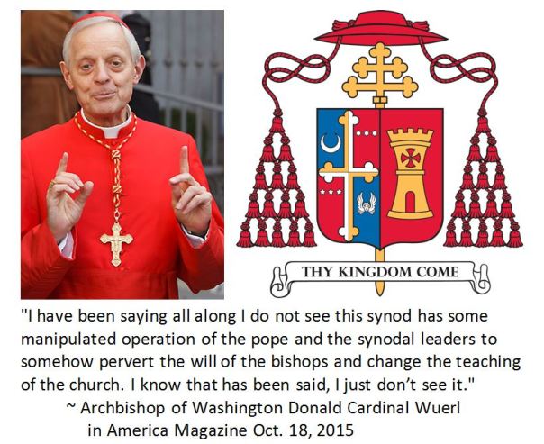 Washington Archbishop Donald Cardinal Wuerl on the Synod on the Family 