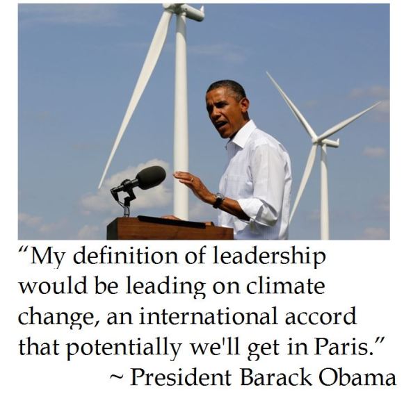 President Barack Obama on Leadership in Climate Change