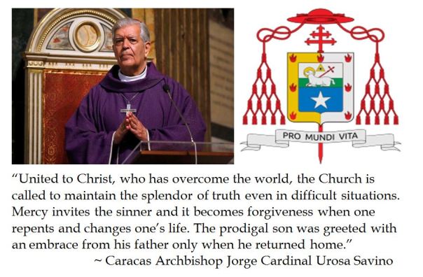 Caracas Archbishop Cardinal Jorge Savino on Mercy
