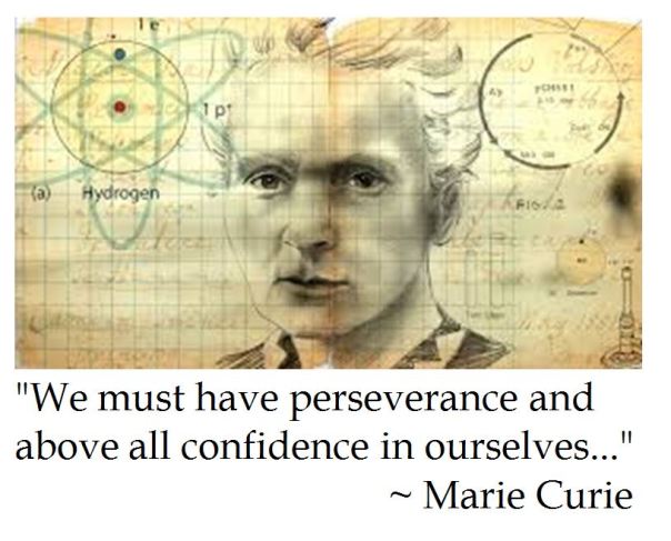 Marie Curie on Perseverance 