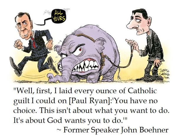 Ex Speaker John Boehner on Catholic Guilt