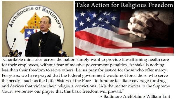 Archbishop Lori on Religious Freedom and the Little Sisters of the Poor