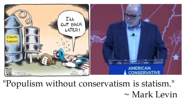 Mark Levin educates Donald Trump on Ethanol and Statism