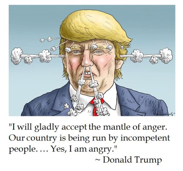 Donald Trump at GOP Debate on being angry