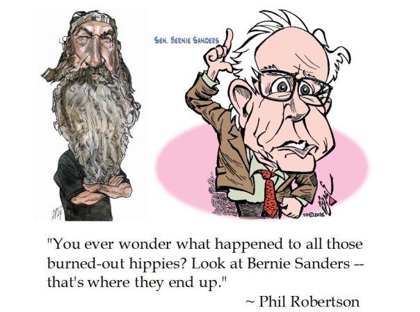 Duck Dynasty's Phil Robertson on Bernie Sanders 