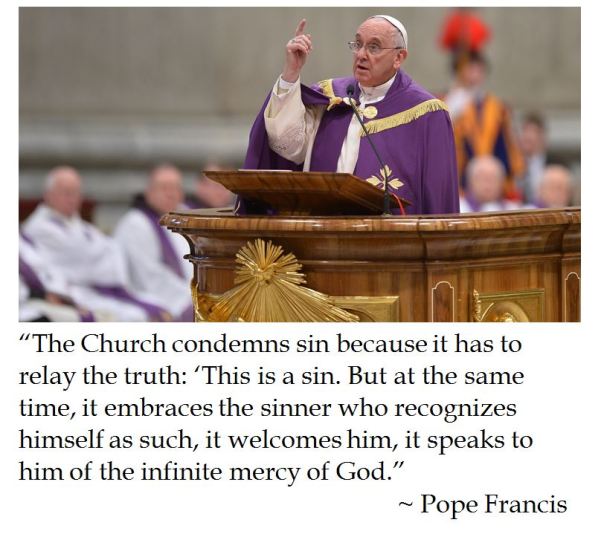 Pope Francis on Sin 