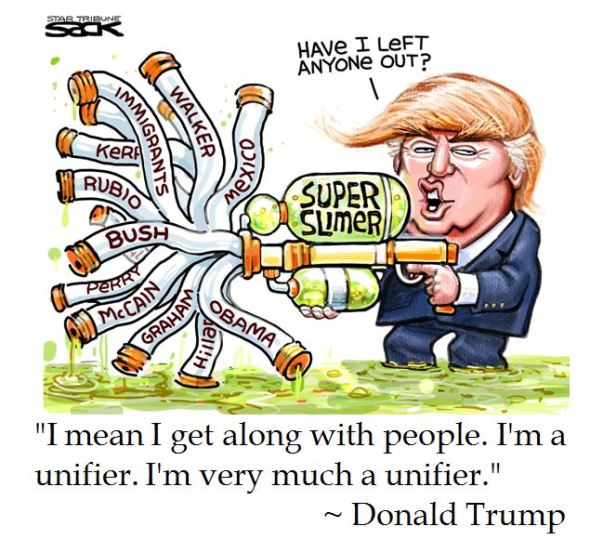 Donald Trump on Being a Unifier