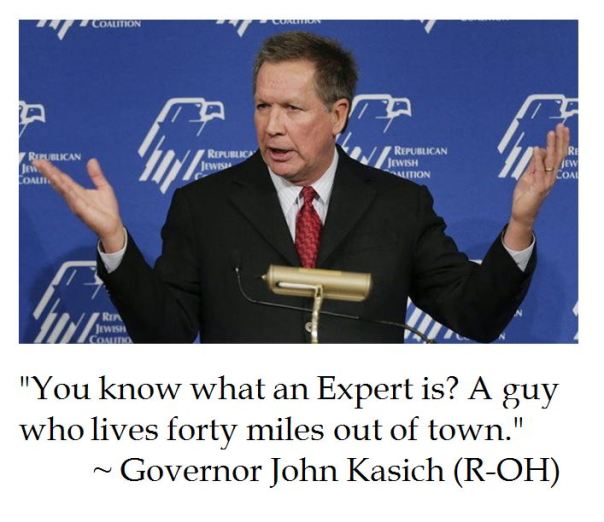John Kasich on Experts 
