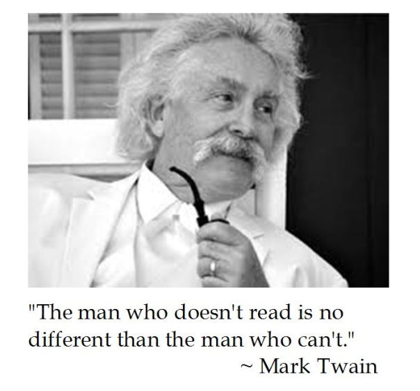 Mark Twain on Reading