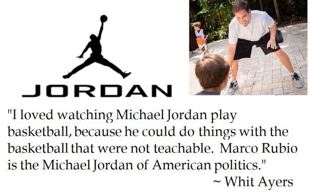 Whit Ayers on the unteachable skills of Michael Jordan and Marco Rubio