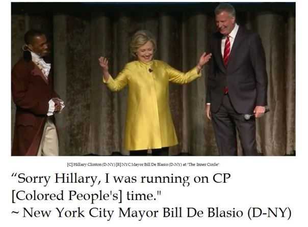 NYC Mayor Bill De Blasio on late Hillary Clinton endorsement 