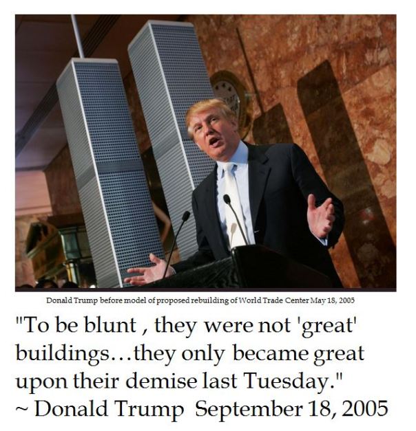 Donald Trump on the World Trade Center