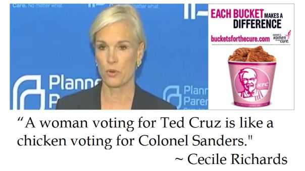 Cecile Richards on Ted Cruz