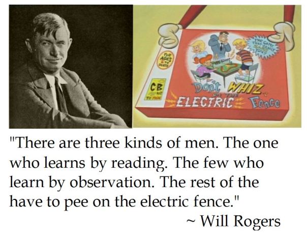 Will Rogers on Learning 