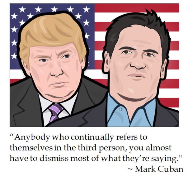 Mark Cuban on Donald Trump's narcissism 