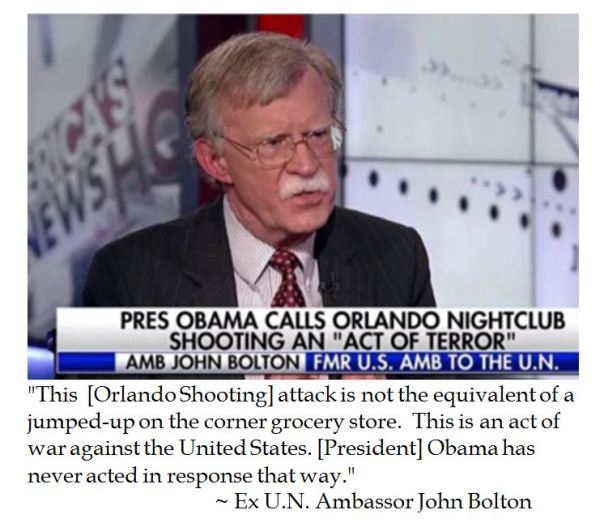 UN Ambassador John Bolton on the Orlando Shootings