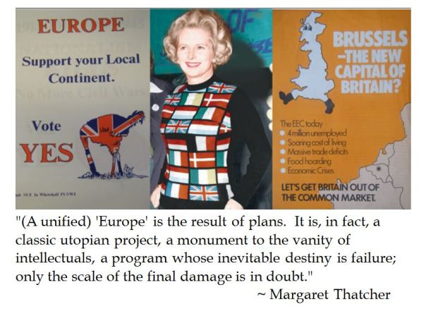 Margaret Thatcher on a united Europe
