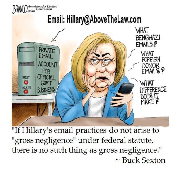 Buck Sexton on Clinton Emails and Gross Negligence 