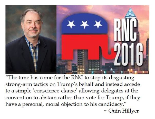Quin Hillyer on a Conscience Clause at the 2016 GOP National Convention
