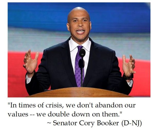 Senator Cory Booker on Values at 2016 DNC Philly Convention