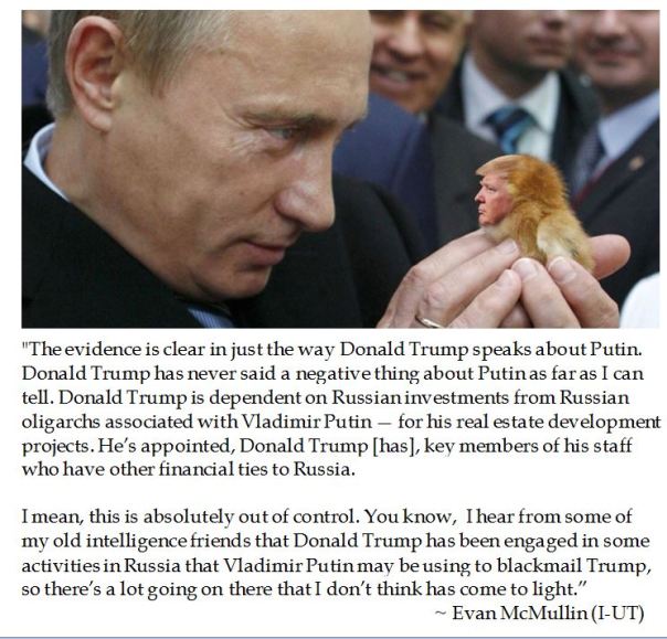 Evan McMullin questions Donald Trump's Russian Ties