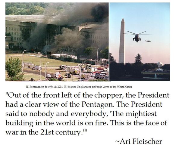 Bush Press Secretary Ari Fleischer quotes the President on 21st Century warfare