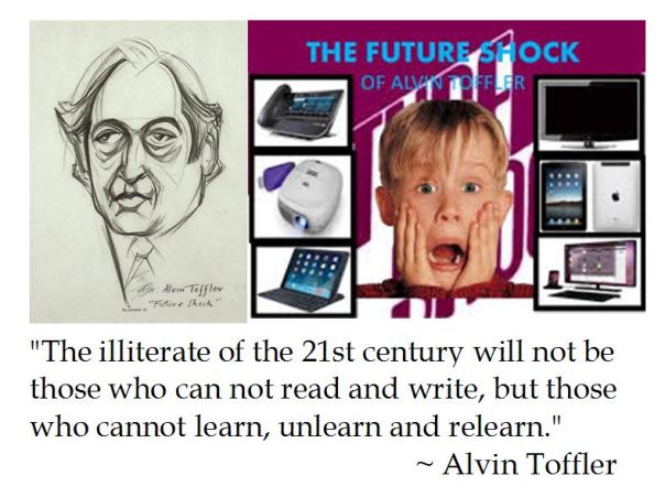 Alvin Toffler on Information Overload and 21st Century Illiteracy 