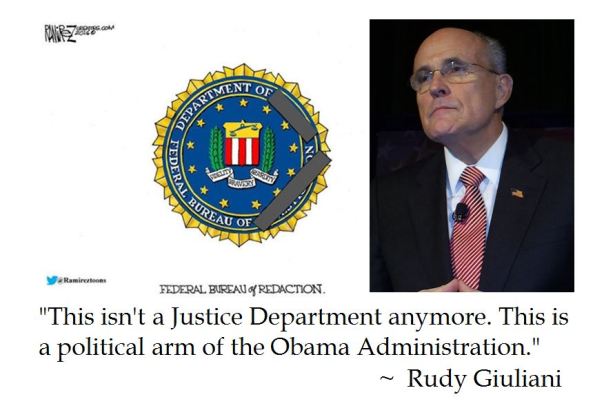 Rudy Giuliani on Obama's Justice Department