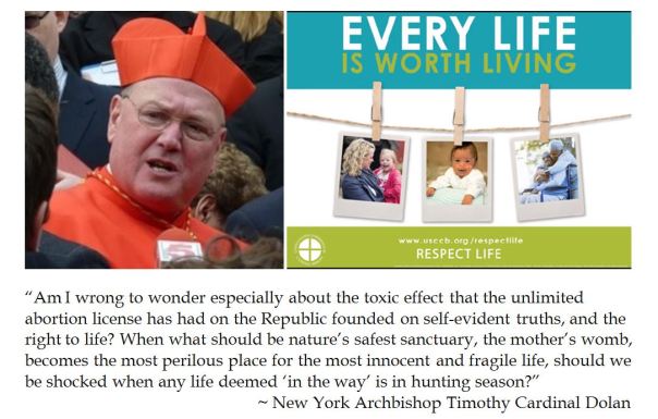 Cardinal Timothy Dolan on Respecting Life
