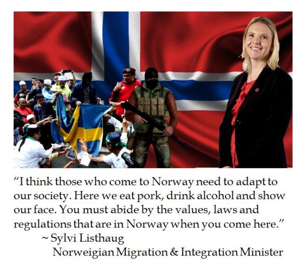 Sylvi Listhaug on Norway Immigration and iIntegration