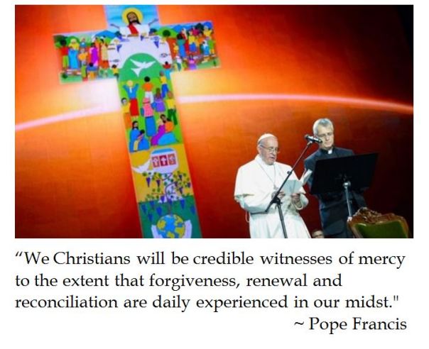 Pope Francis preaches of Witnesses of Mercy before World Lutheran Federation in Sweden for 500th Anniversary of the Protestant Reformation